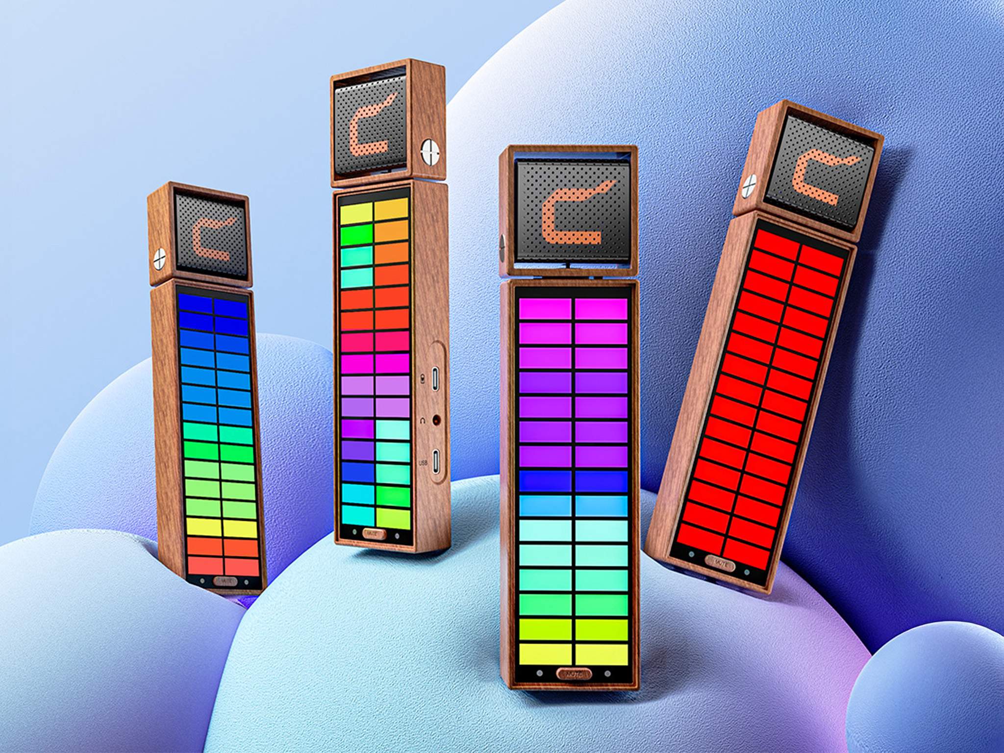 Barevné RGB efekty mikrofonu Comica Audio RGB Umic